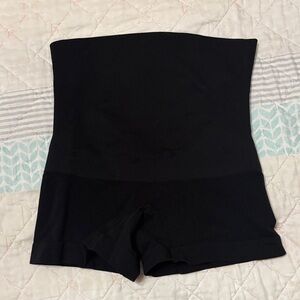 Black High-Waisted Shapewear Shorts